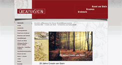 Desktop Screenshot of creativ-am-stein.de