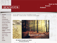 Tablet Screenshot of creativ-am-stein.de